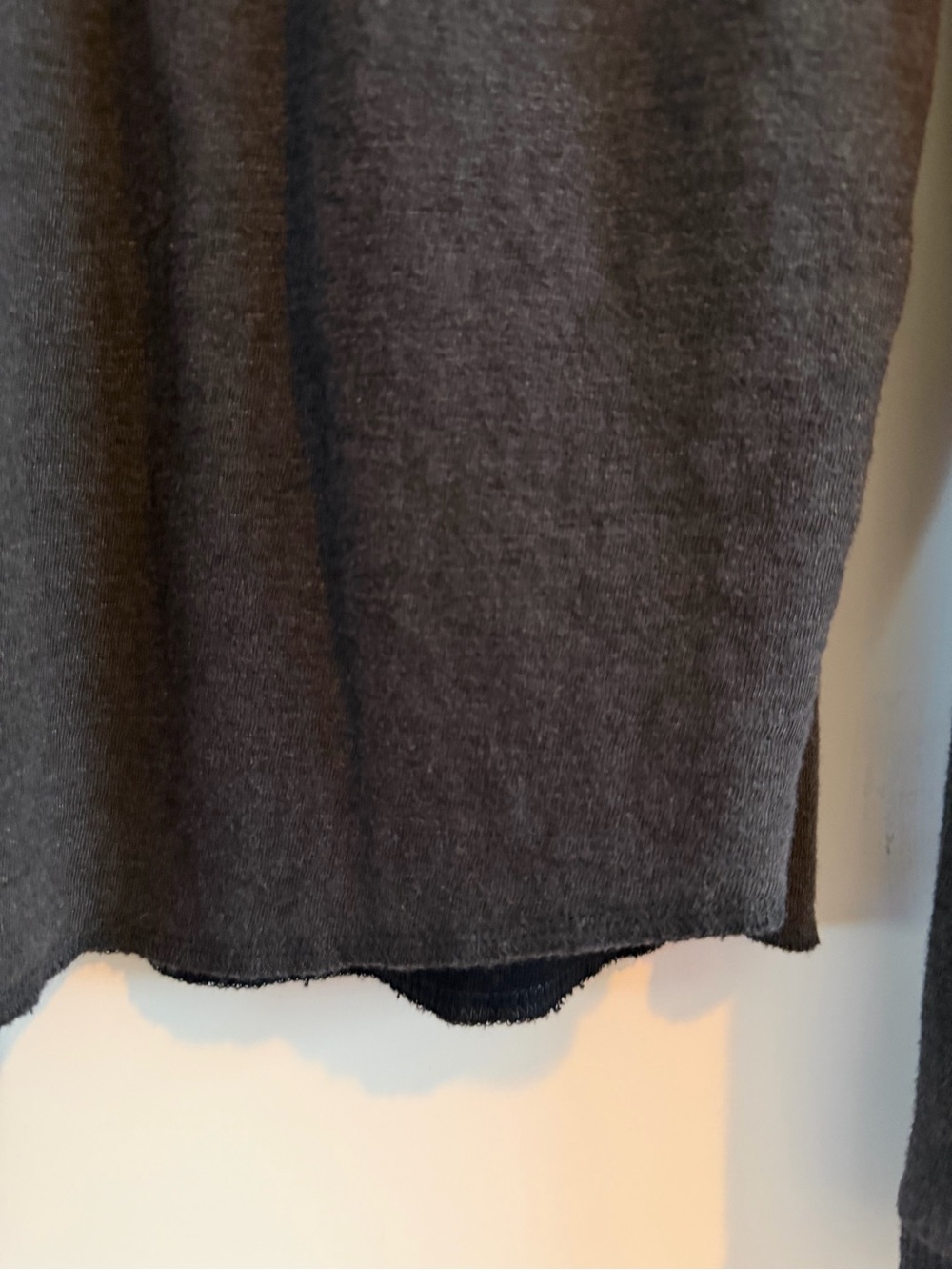 Marine Layer Men's Long-Sleeve Henley - Charcoal Gray - Picture 4 of 7